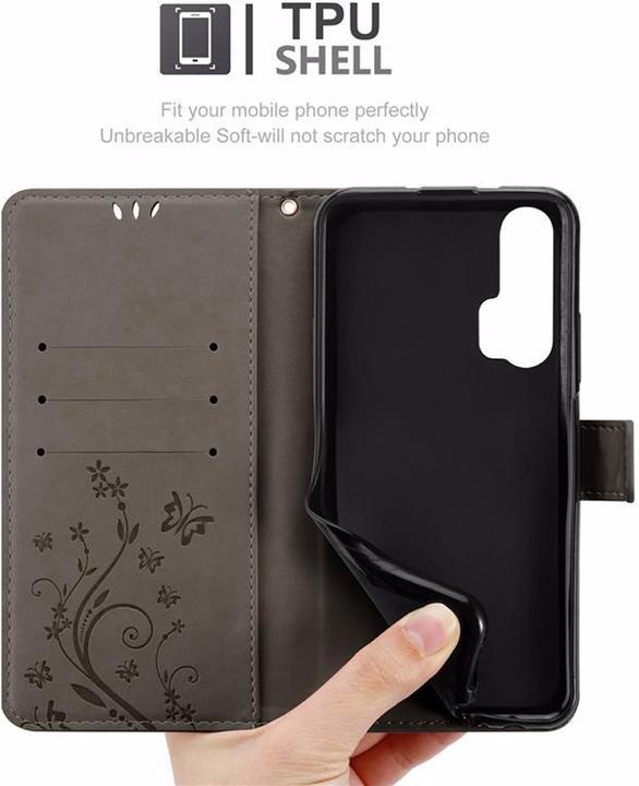 Actual product image Cadorabo Flower Book Cover (Honor 20 Pro)