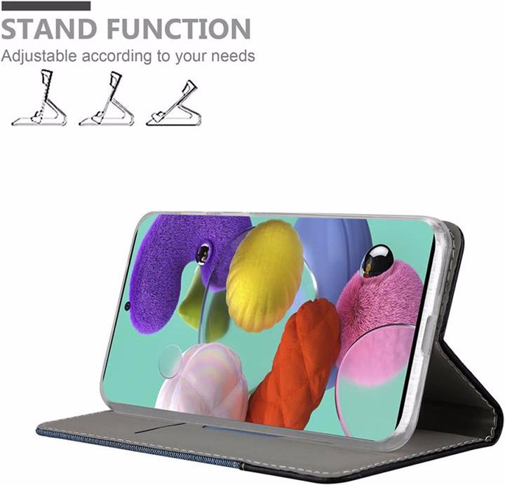 Produktbild Cadorabo Book Jeans Optik Cover (Samsung Galaxy A51 5G)