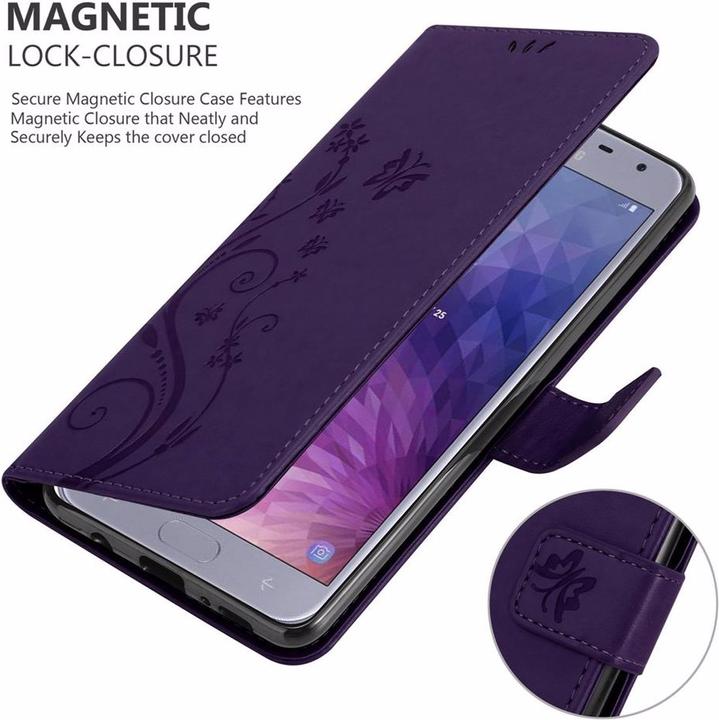 Immagine prodotto Cadorabo Copertina del libro di fiori (Samsung Galaxy J4 (2018))