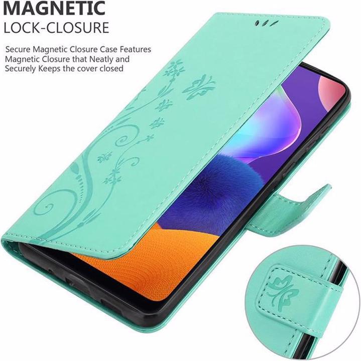 Productafbeelding Cadorabo Bloemen Boekomslag (Samsung Galaxy A31)