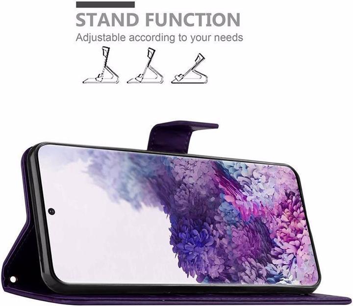 Actual product image Cadorabo Flower Book Cover (Samsung Galaxy S20)