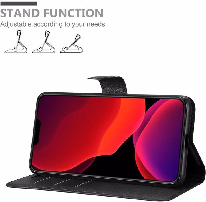 Actual product image Cadorabo Book with stand function cover (Apple iPhone 12 Pro Max)