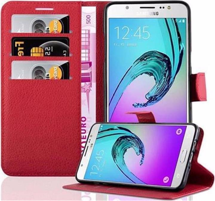 Actual product image Cadorabo Book with stand function cover (Samsung Galaxy J7 2016)