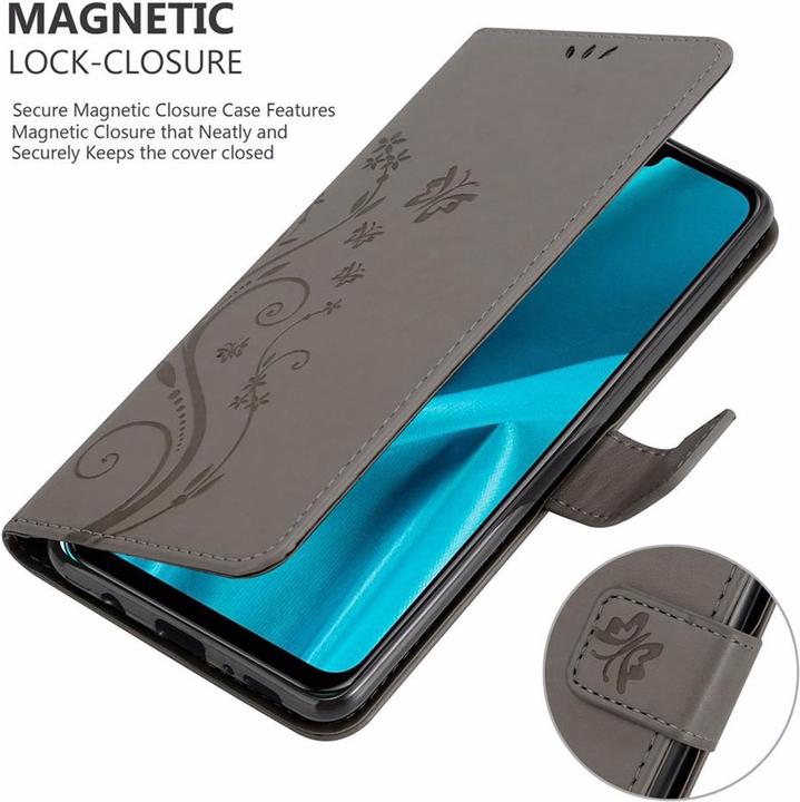 Productafbeelding Cadorabo Bloemen Boekomslag (Huawei Y9 (2019))