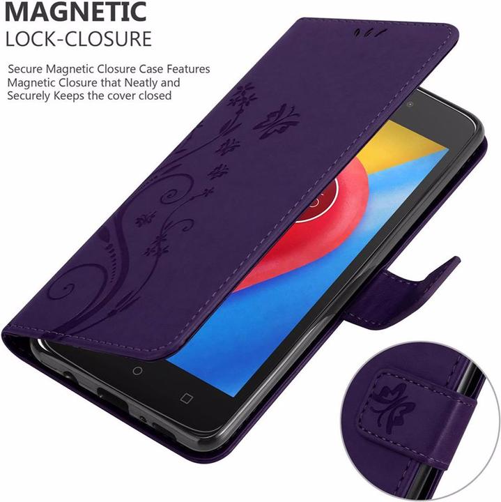 Actual product image Cadorabo Flower Book Cover (Motorola Moto C)