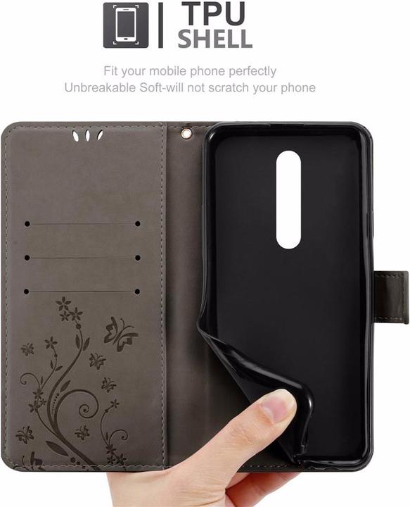Actual product image Cadorabo Flower Book Cover (Mi 9T Pro, Xiaomi Redmi K20 Pro, Xiaomi Redmi K20)