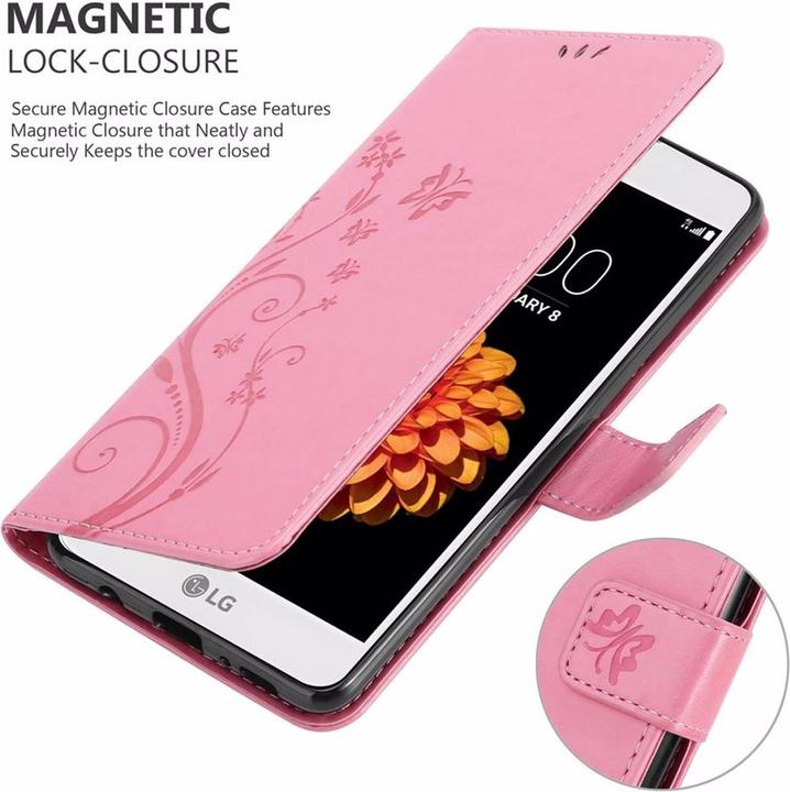 Actual product image Cadorabo Flower Book Cover (LG K7)