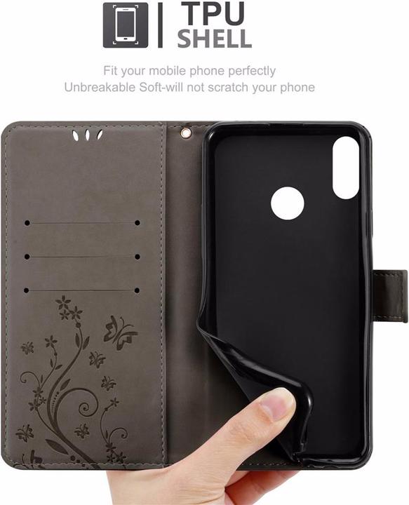 Actual product image Cadorabo Flower Book Cover (Honor 8X)
