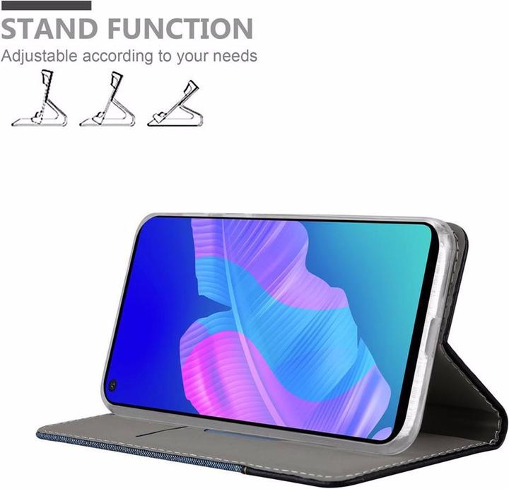 Actual product image Cadorabo Book Jeans Optics Cover (Huawei Nova 7i, Huawei P40 Lite)