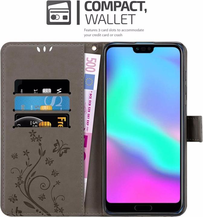 Actual product image Cadorabo Flower Book Cover (Honor 10)