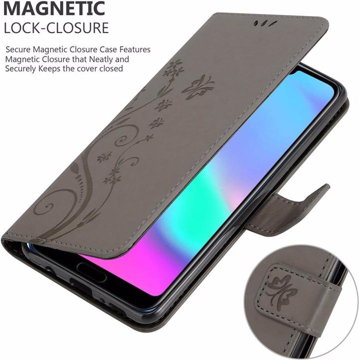 Actual product image Cadorabo Flower Book Cover (Honor 10)