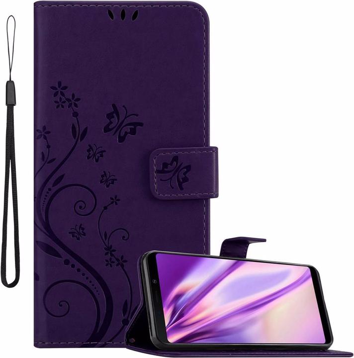 Actual product image Cadorabo Flower Book Cover (Samsung Galaxy A9 (2018))