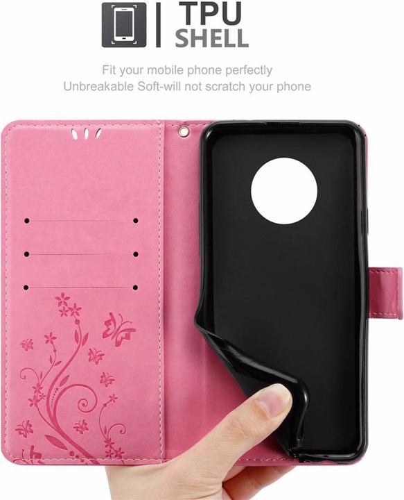 Actual product image Cadorabo Flower Book Cover (Motorola Moto G6 Plus)
