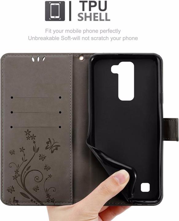 Image du produit Cadorabo Couverture du livre de fleurs (LG K7)