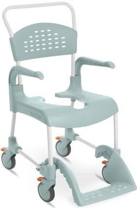 Image du produit Medpunkt Etac Clean wózek toaletowo-prysznicowyszer/wys. siedziska 48X55 cm. - (4 hamulce) kol. śnieżny biały