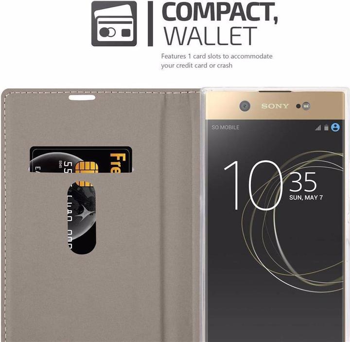 Actual product image Cadorabo Book Jeans Optics Cover (Sony Xperia XA1 Ultra)