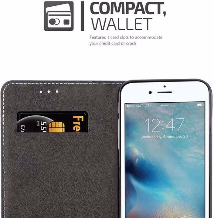 Productafbeelding Cadorabo Boek X Portemonnee Hoesje (Apple iPhone 6 Plus, Apple iPhone 6s Plus)