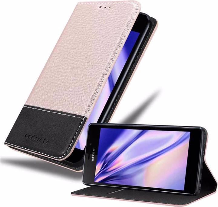 Produktbild Cadorabo Book X-Wallet Cover (Sony Xperia M2, Sony Xperia M2 Aqua)
