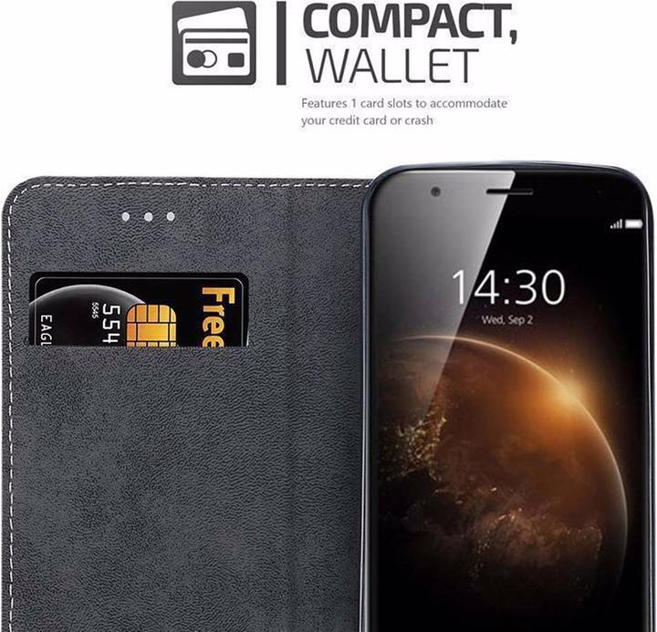 Productafbeelding Cadorabo Boek X Portemonnee Hoesje (Huawei GX8, Huawei G8, Huawei G7 Plus)