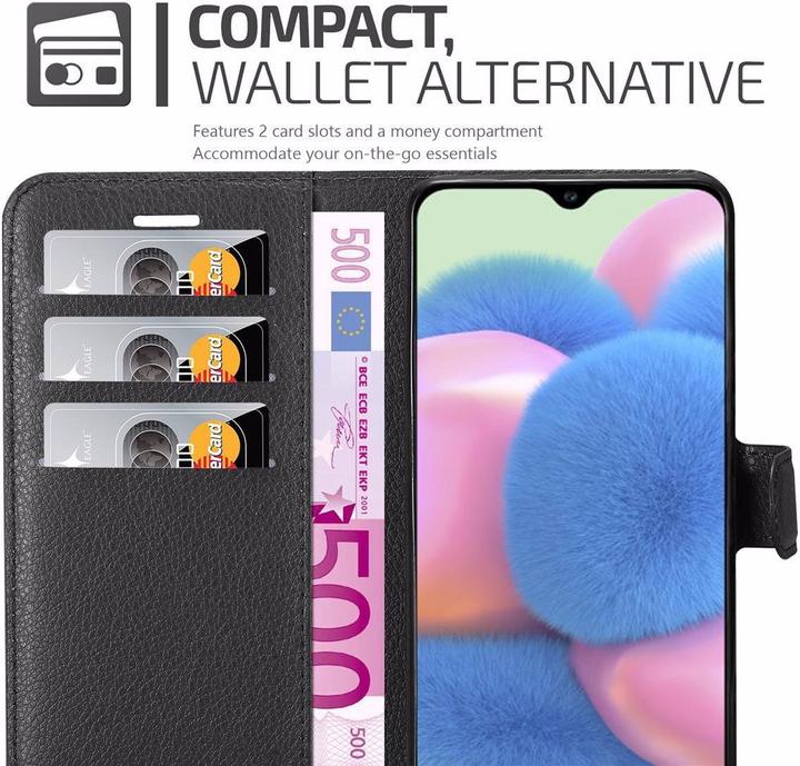 Actual product image Cadorabo Book with stand function cover (Samsung Galaxy A30s)