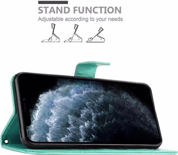 Actual product image Cadorabo Flower Book Cover (Apple iPhone 11 Pro Max)