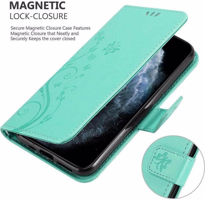 Actual product image Cadorabo Flower Book Cover (Apple iPhone 11 Pro Max)