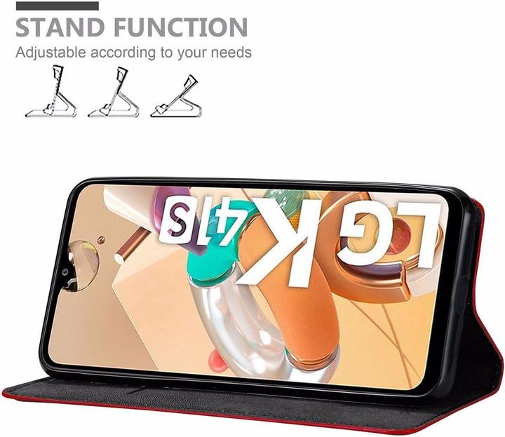 Productafbeelding Cadorabo Boek Onzichtbare Magneethoes (LG K41s)