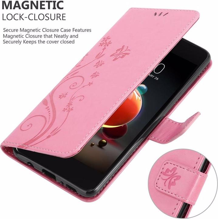 Actual product image Cadorabo Flower Book Cover (Huawei Y9 (2018), LG K8 2018)