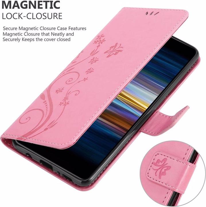 Actual product image Cadorabo Flower Book Cover (Sony Xperia L3)