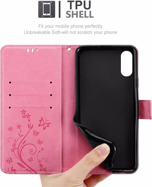 Actual product image Cadorabo Flower Book Cover (Sony Xperia L3)