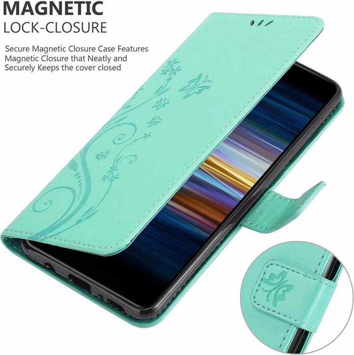Productafbeelding Cadorabo Bloemen Boekomslag (Sony Xperia L3)