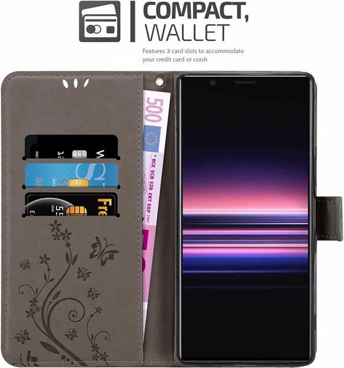 Actual product image Cadorabo Flower Book Cover (Sony Xperia 5)