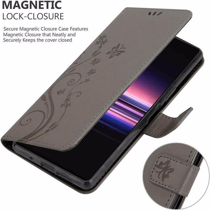 Actual product image Cadorabo Flower Book Cover (Sony Xperia 5)