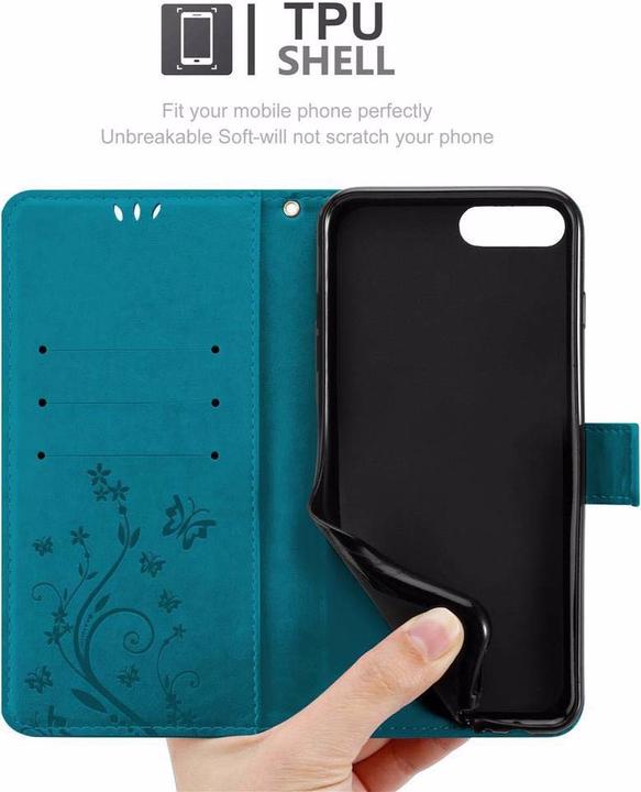 Image du produit Cadorabo Couverture du livre de fleurs (Apple iPhone 7 Plus)