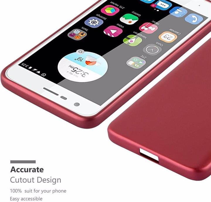 Actual product image Cadorabo TPU Matt Metallic Cover (ZTE Blade V8 Mini)