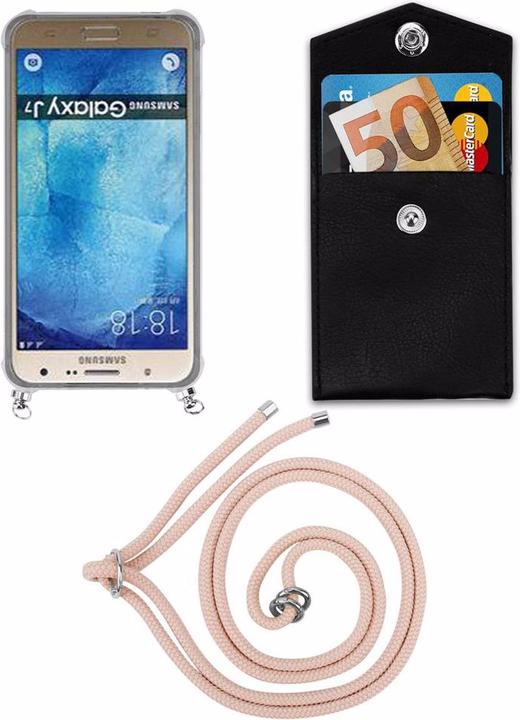 Produktbild Cadorabo TPU Handy Kette SILBER Cover