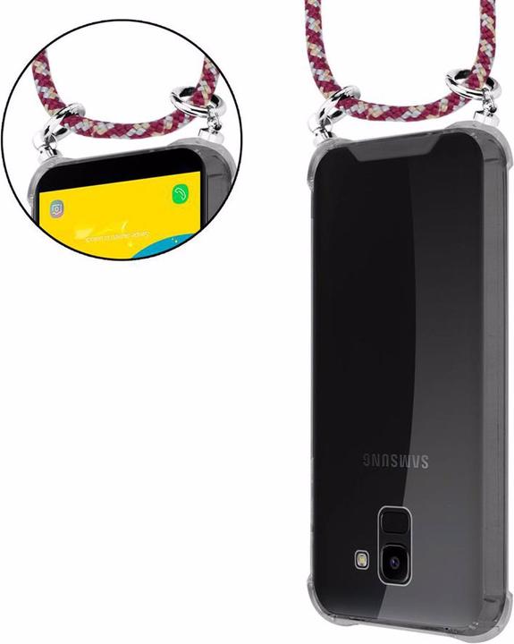 Produktbild Cadorabo TPU Handy Kette SILBER Cover