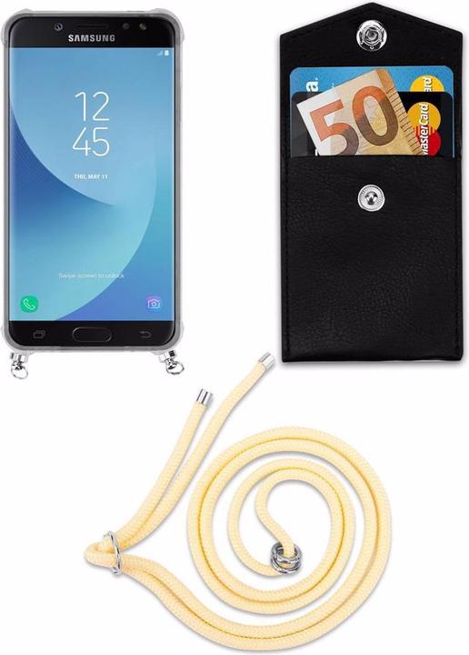 Produktbild Cadorabo TPU Handy Kette SILBER Cover