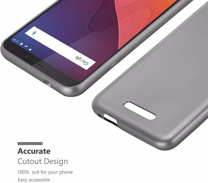 Actual product image Cadorabo TPU Matt Metallic Cover (Wiko View)