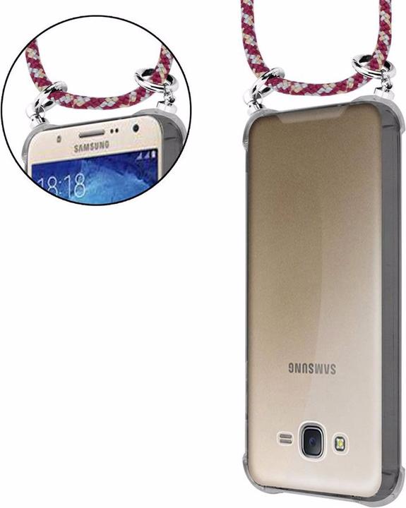 Produktbild Cadorabo TPU Handy Kette SILBER Cover