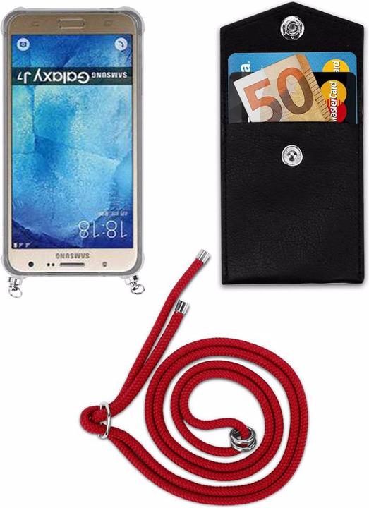 Produktbild Cadorabo TPU Handy Kette SILBER Cover