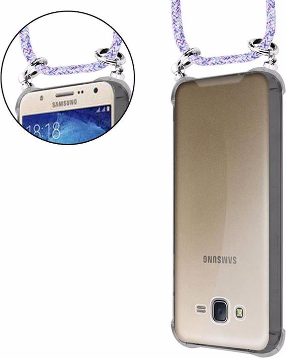 Produktbild Cadorabo TPU Handy Kette SILBER Cover