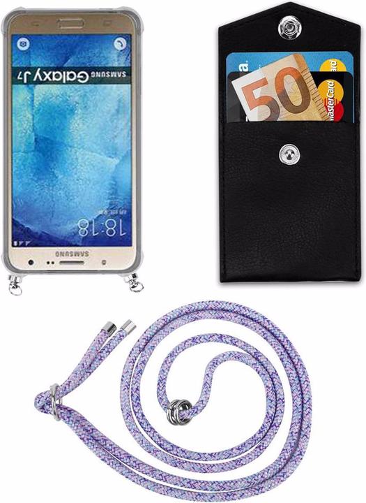Produktbild Cadorabo TPU Handy Kette SILBER Cover