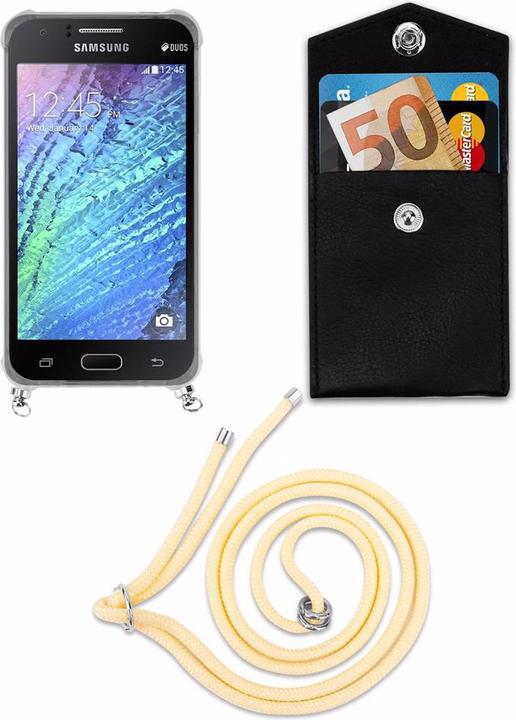 Produktbild Cadorabo TPU Handy Kette SILBER Cover