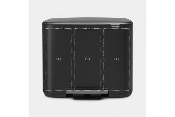Actual product image Brabantia Bo pedal bin 3 x 11 L (33 l)