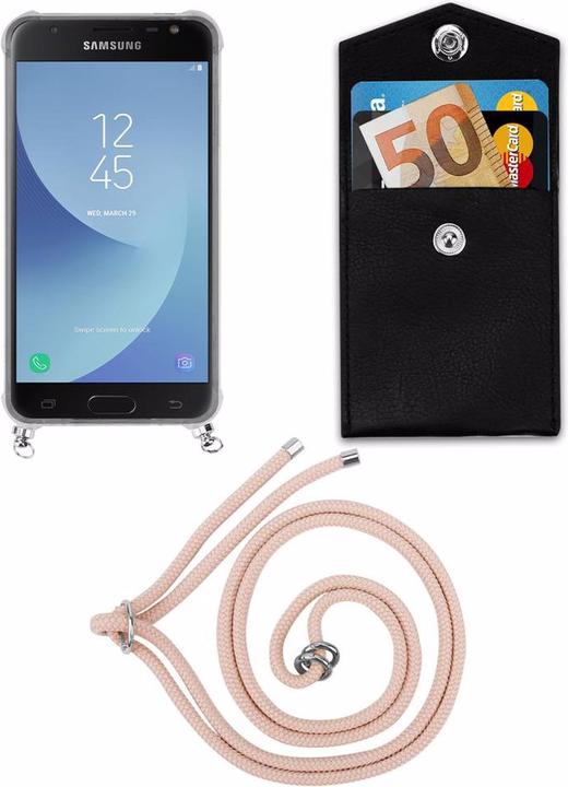 Produktbild Cadorabo TPU Handy Kette SILBER Cover