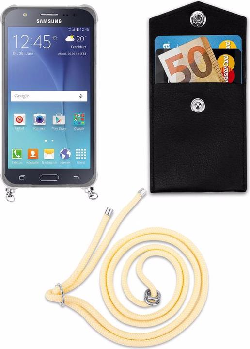 Produktbild Cadorabo TPU Handy Kette SILBER Cover