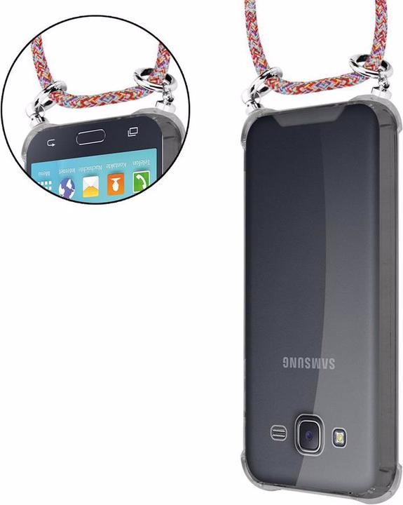 Produktbild Cadorabo TPU Handy Kette SILBER Cover