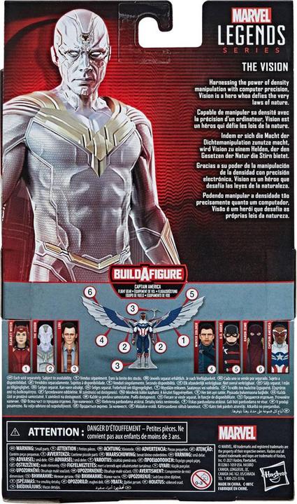Immagine prodotto Hasbro Avengers Disney Plus Marvel Legends Serie Action Figure 2021 La Visione