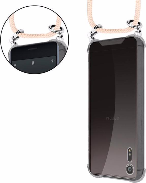 Produktbild Cadorabo TPU Handy Kette SILBER Cover